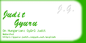 judit gyuru business card